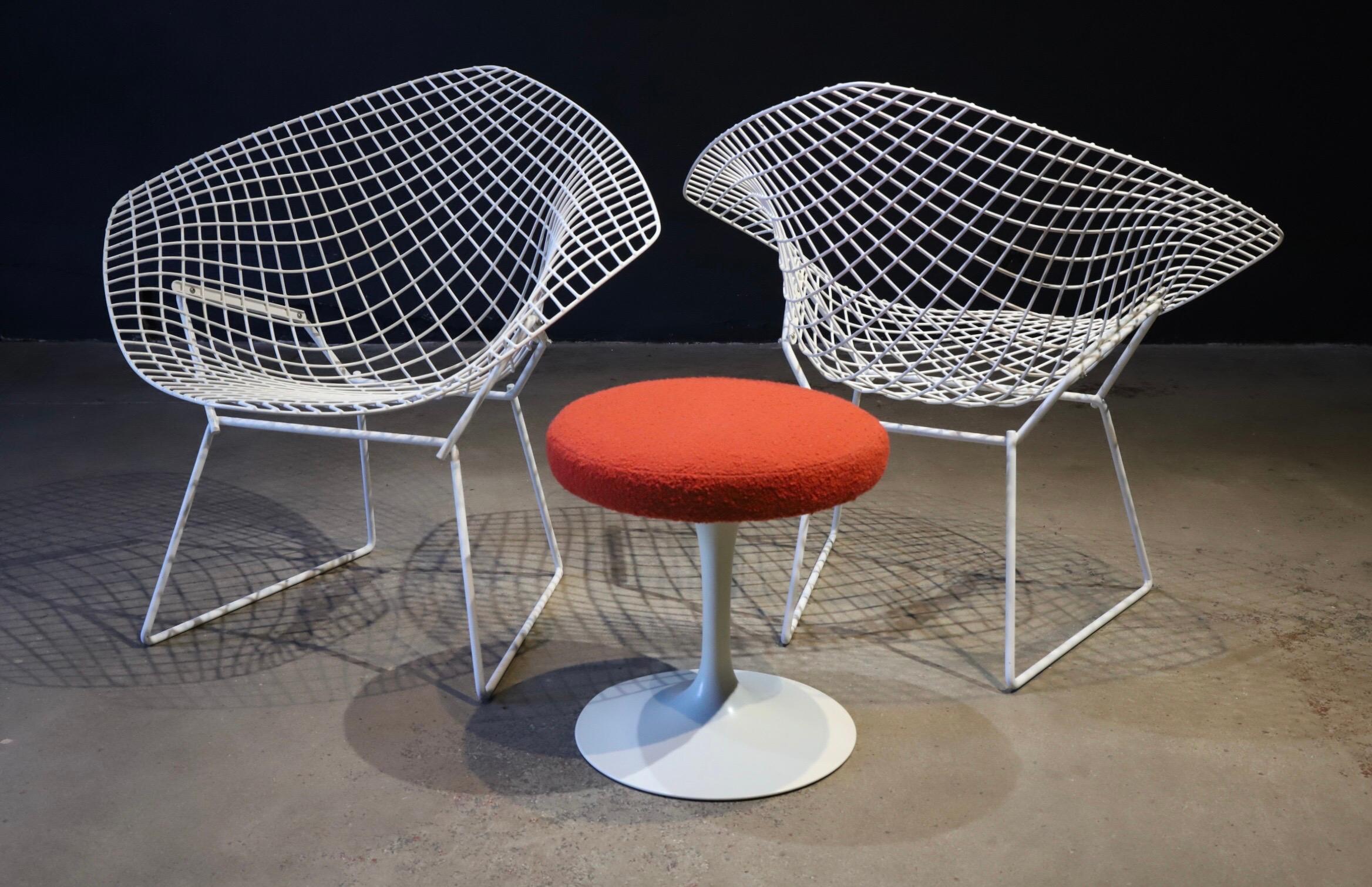 North American Pair of Diamond Chairs by Harry Bertoia for Knoll