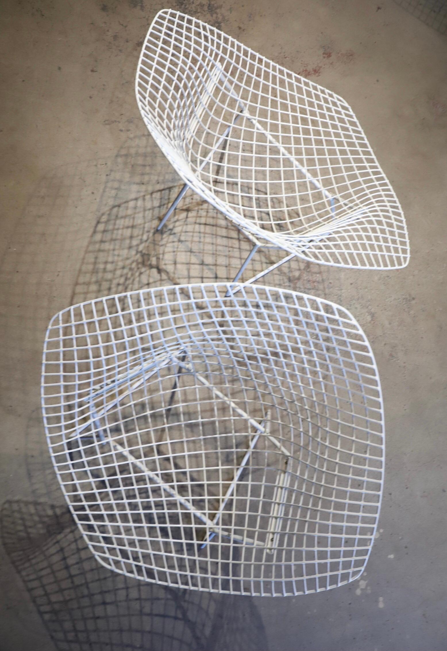 Pair of Diamond Chairs by Harry Bertoia 3