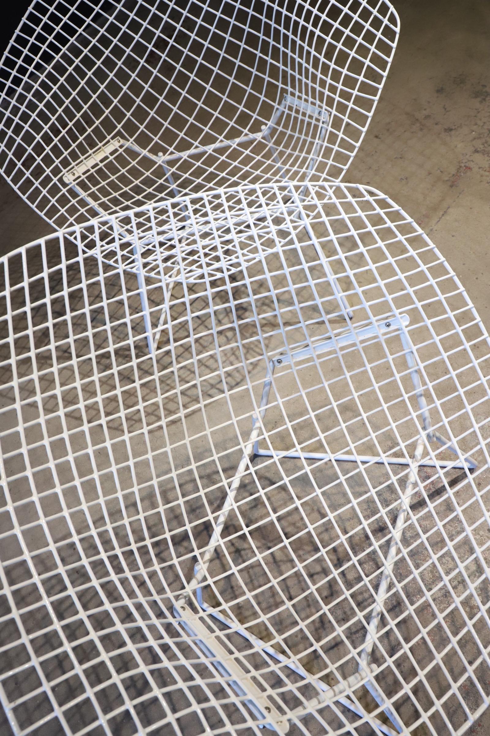 Late 20th Century Pair of Diamond Chairs by Harry Bertoia