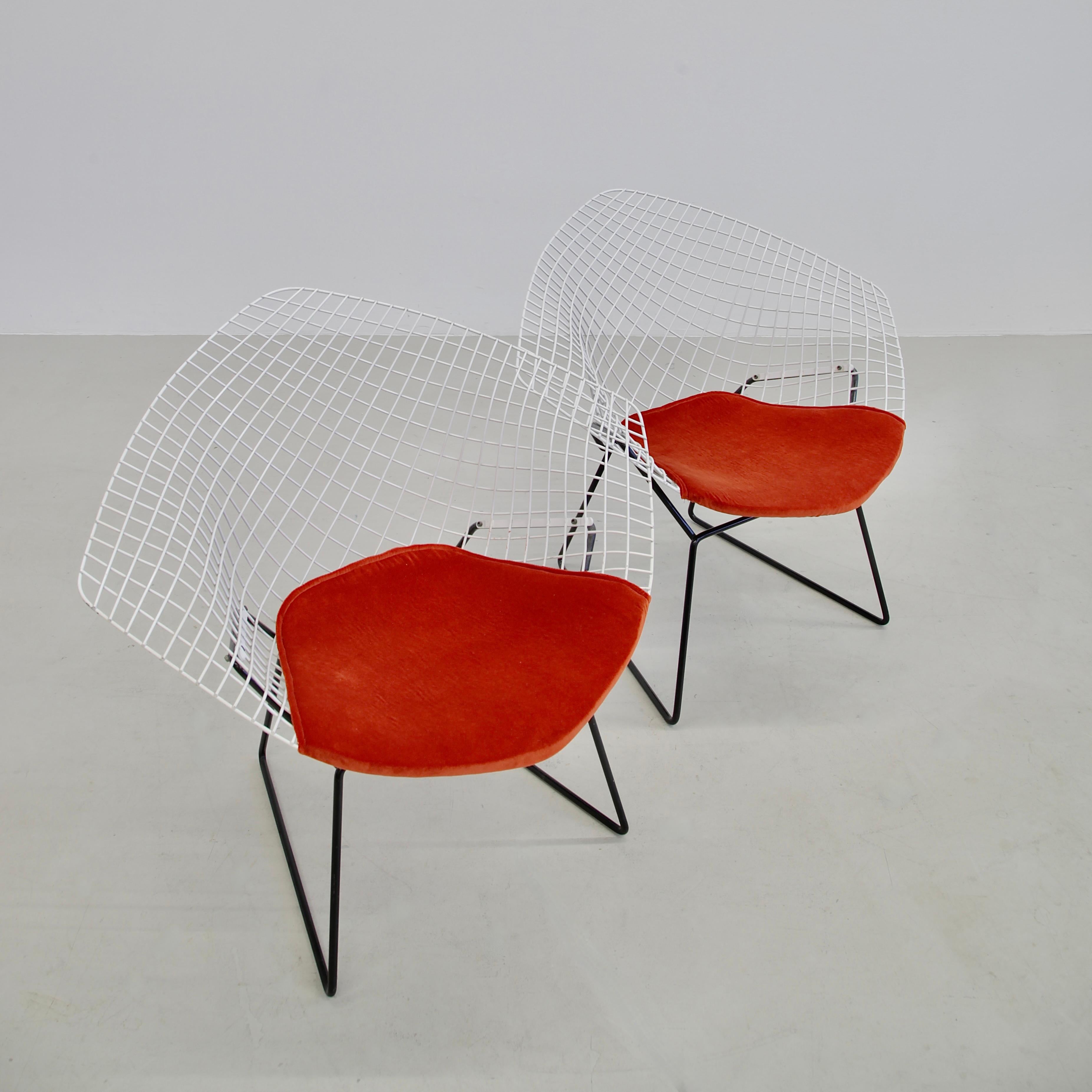 American PAIR of Diamond Chairs by Harry BERTOIA, KNOLL INTERNATIONAL For Sale
