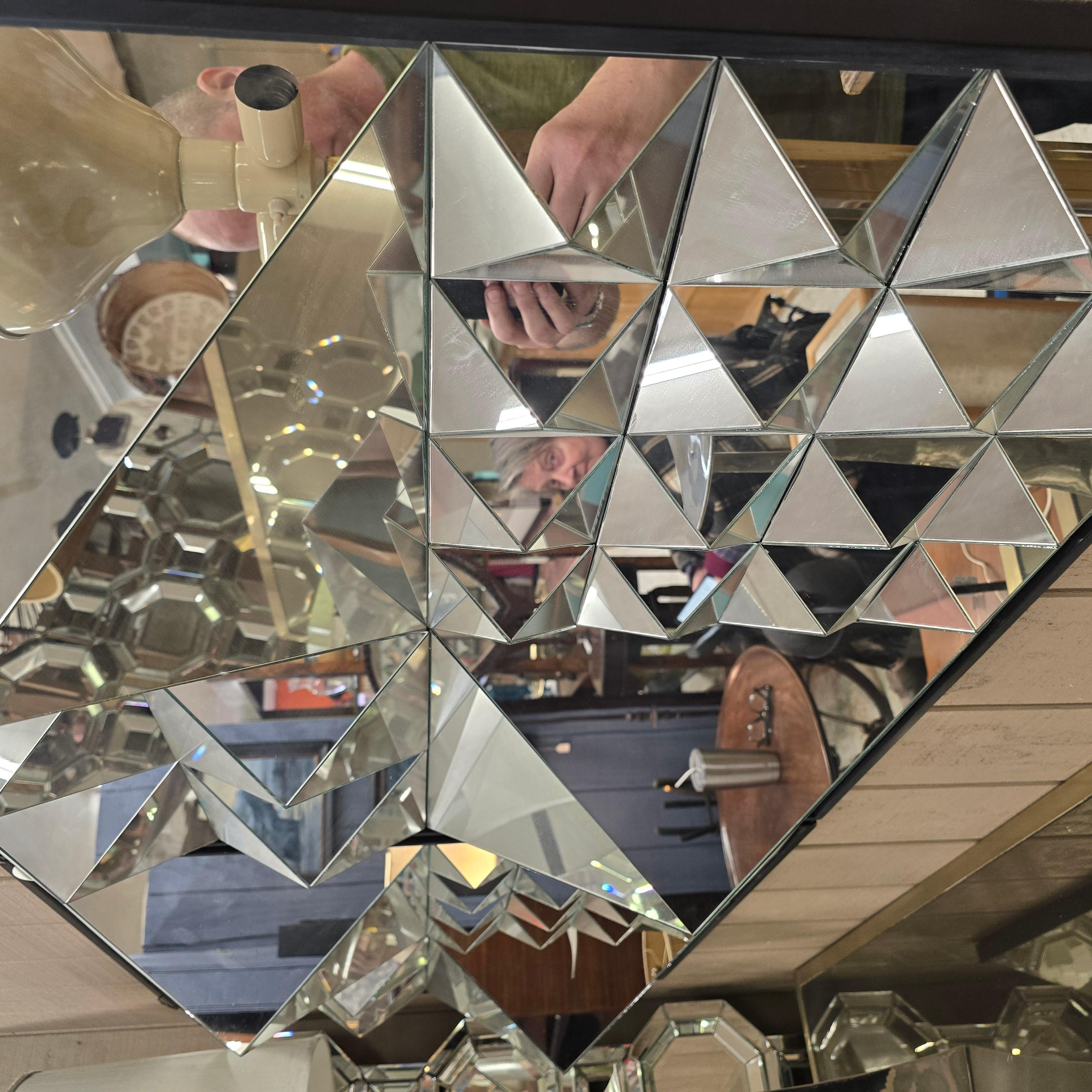 Paire de miroirs en diamants de Verner Panton en vente 3
