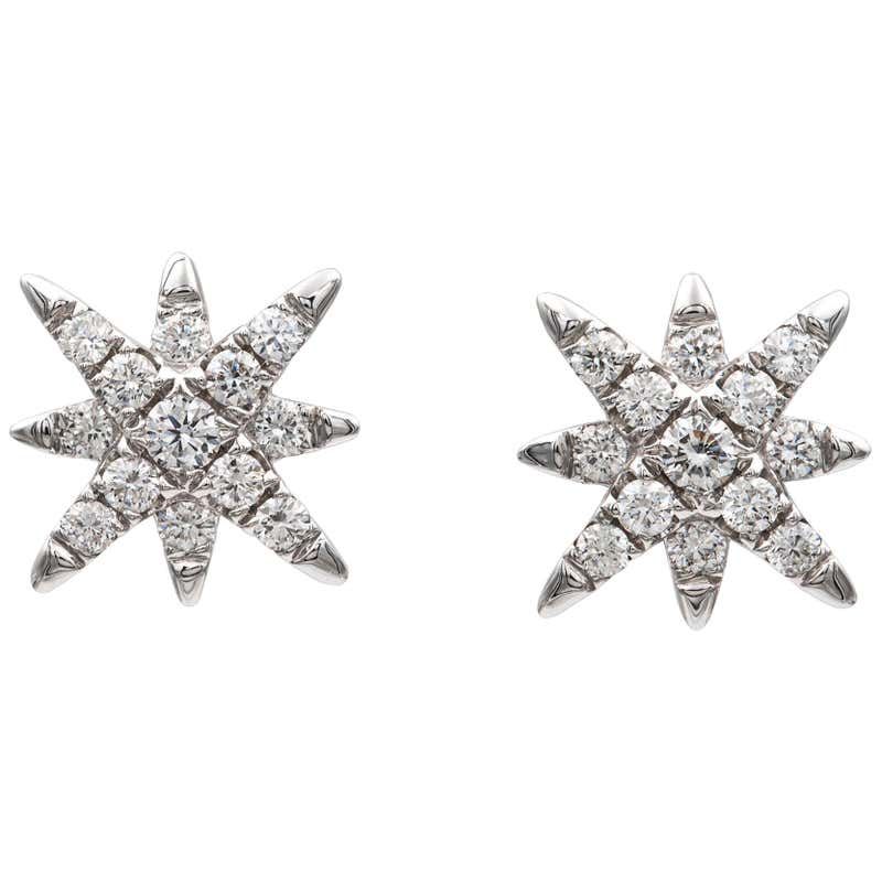 Star Diamond Earring - 311 For Sale on 1stDibs