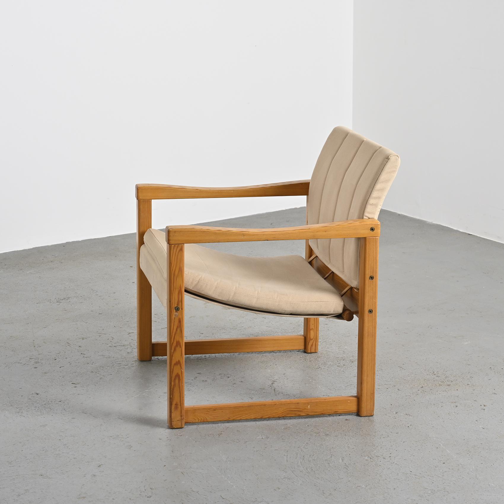Swedish Pair of Diana Armchairs by Karin Mobring, Ikea circa 1970 For Sale