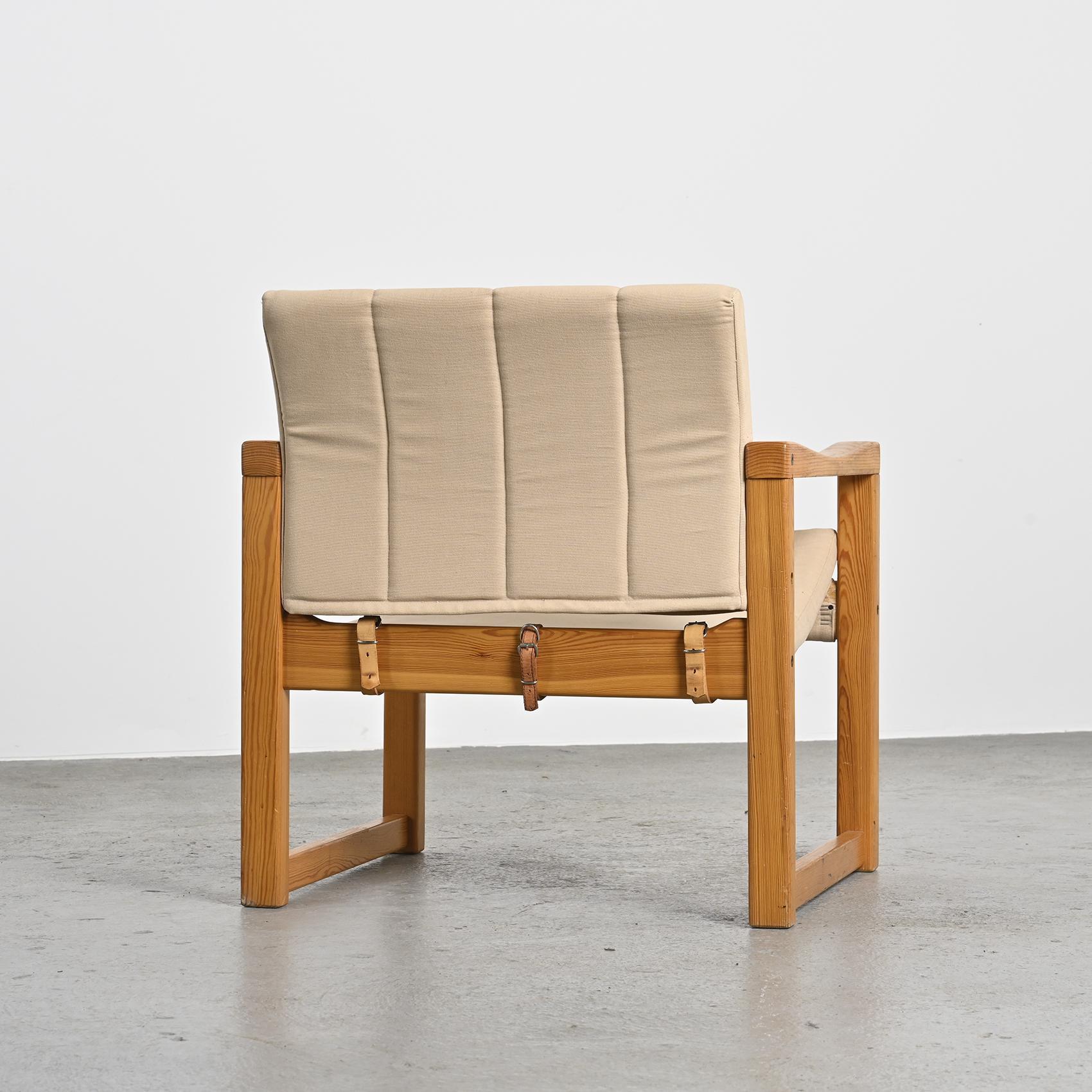 Pair of Diana Armchairs by Karin Mobring, Ikea circa 1970 In Fair Condition For Sale In VILLEURBANNE, FR