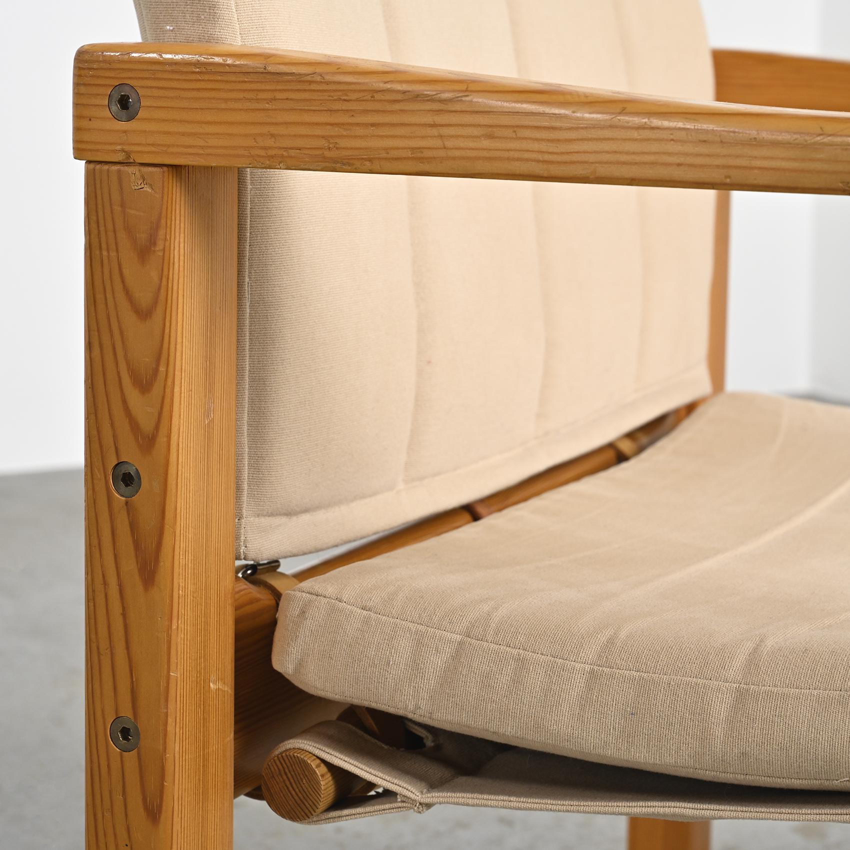 Fabric Pair of Diana Armchairs by Karin Mobring, Ikea circa 1970 For Sale