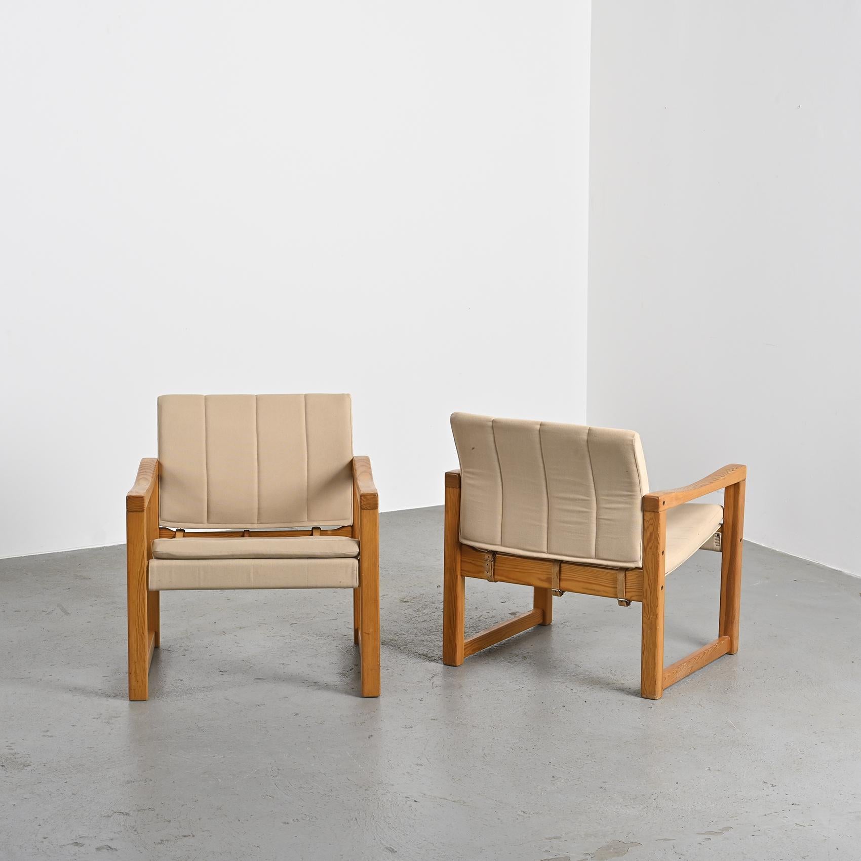 Pair of Diana Armchairs by Karin Mobring, Ikea circa 1970 For Sale 2