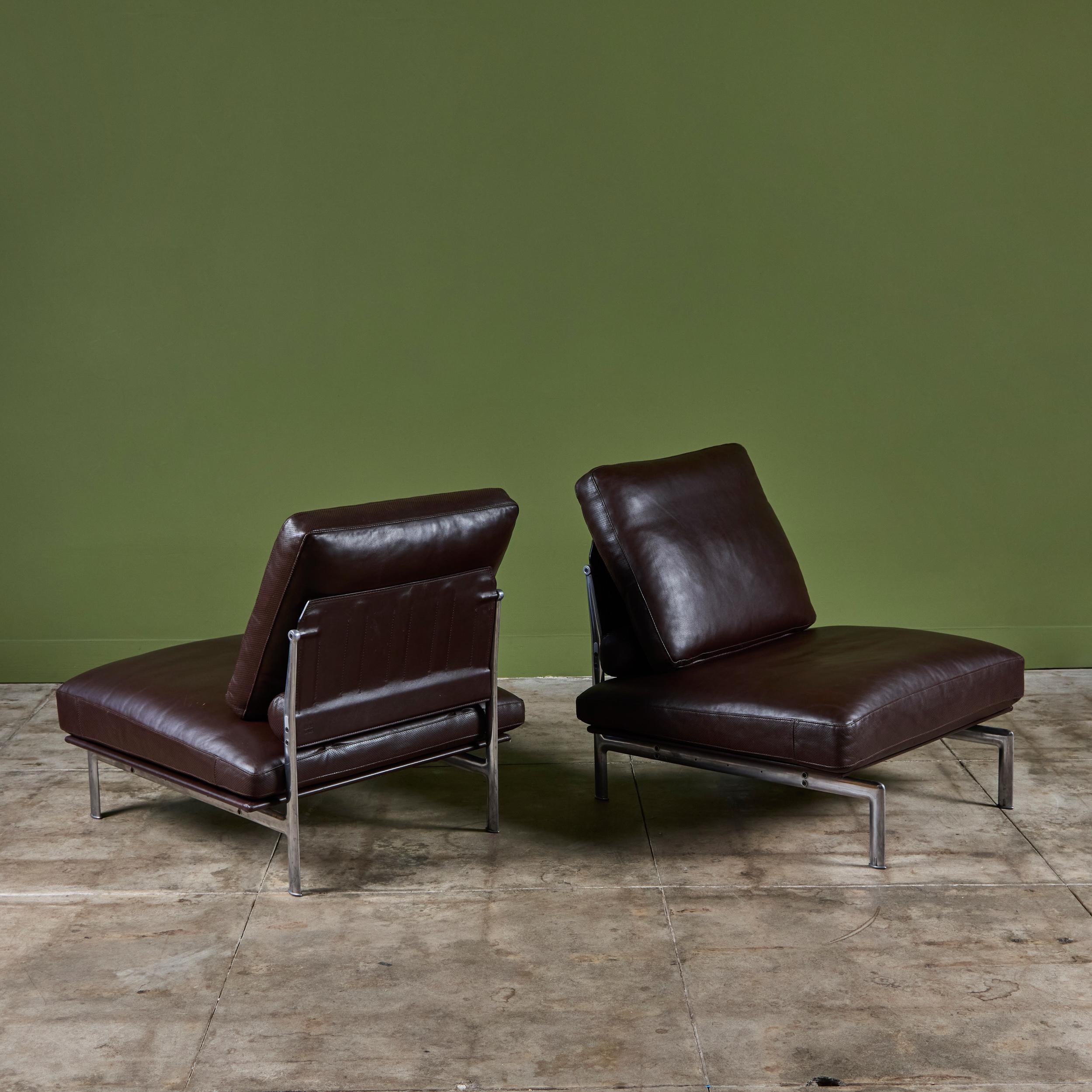 Paar 'Diesis'  Lounge-Stühle von Antonio Citterio & Paolo Nava für B&B Italia (Moderne der Mitte des Jahrhunderts) im Angebot