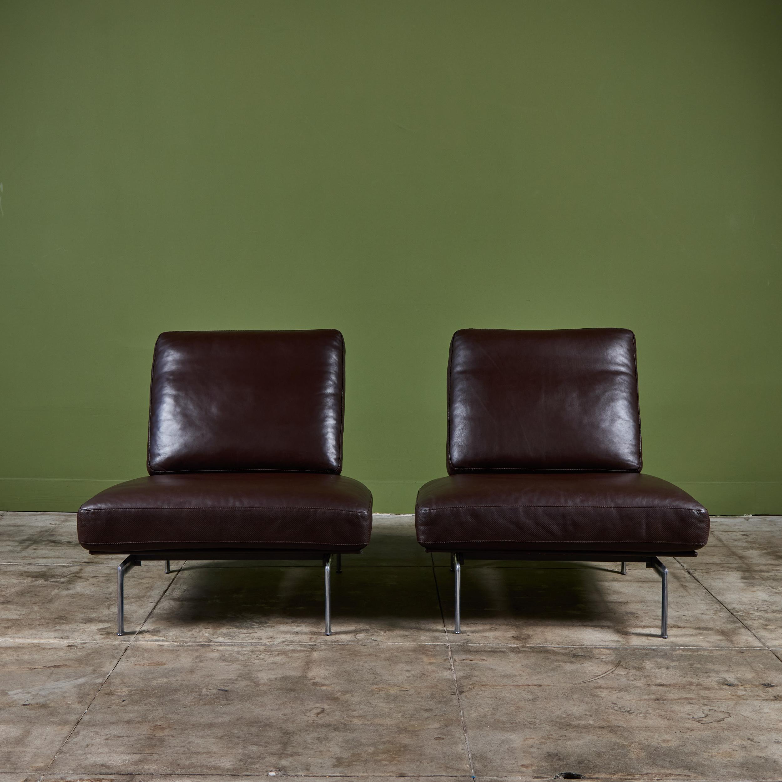 Paar 'Diesis'  Lounge-Stühle von Antonio Citterio & Paolo Nava für B&B Italia (Italienisch) im Angebot
