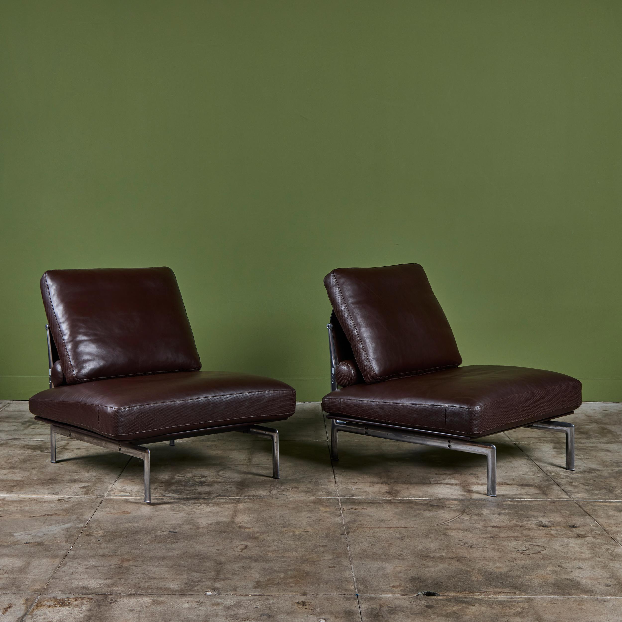 Paar 'Diesis'  Lounge-Stühle von Antonio Citterio & Paolo Nava für B&B Italia im Zustand „Gut“ im Angebot in Los Angeles, CA