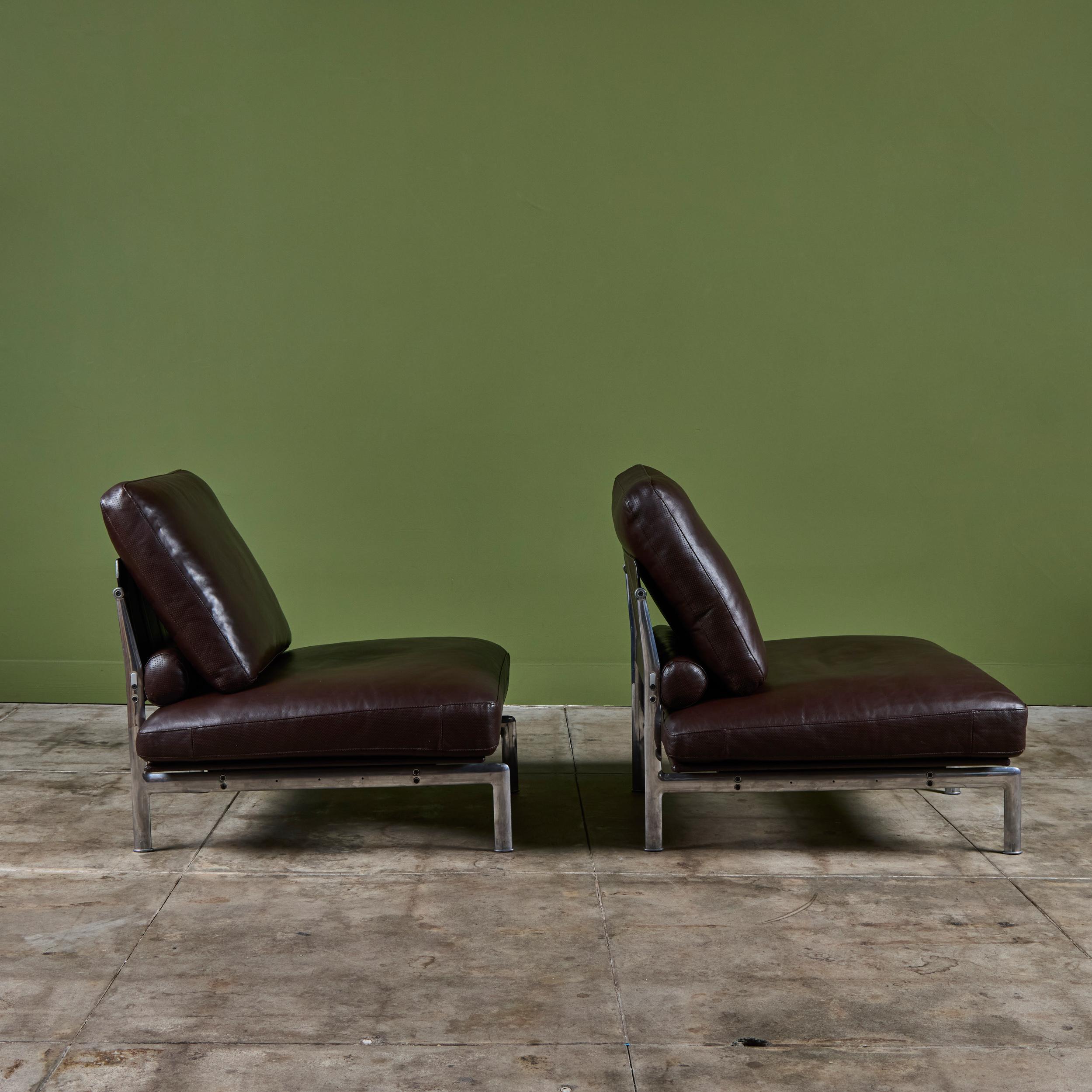 Paar 'Diesis'  Lounge-Stühle von Antonio Citterio & Paolo Nava für B&B Italia (Ende des 20. Jahrhunderts) im Angebot
