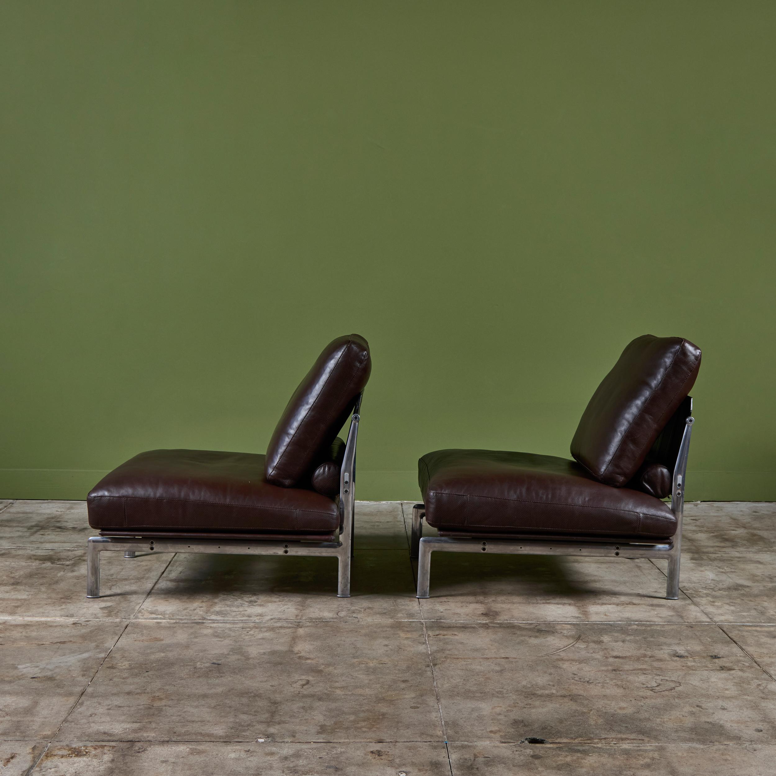 Paar 'Diesis'  Lounge-Stühle von Antonio Citterio & Paolo Nava für B&B Italia im Angebot 2