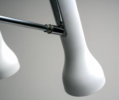 Pareja de focos de pinza Dieter Waeckerlin, diseño modernista suizo de los años 60