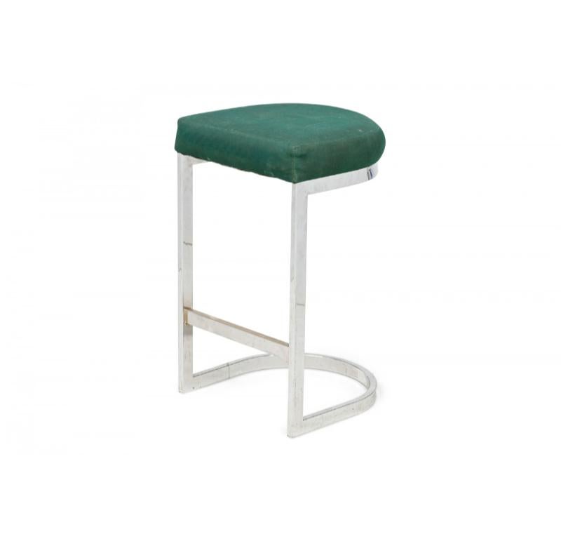 Chrome Paire de tabourets de bar Dillingham 