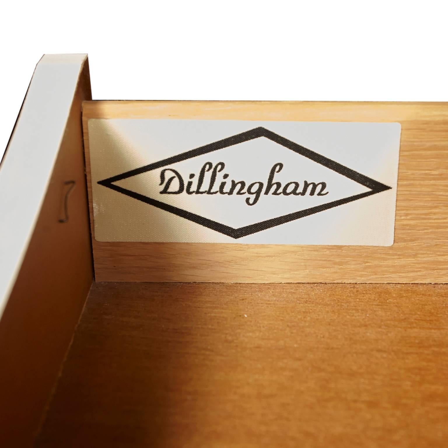 Pair of Dillingham Mid-Century Modern Walnut Nightstands 2