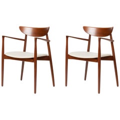 Pair of Dining Armchairs by Harry Østergaard for Randers Møbelfabrik