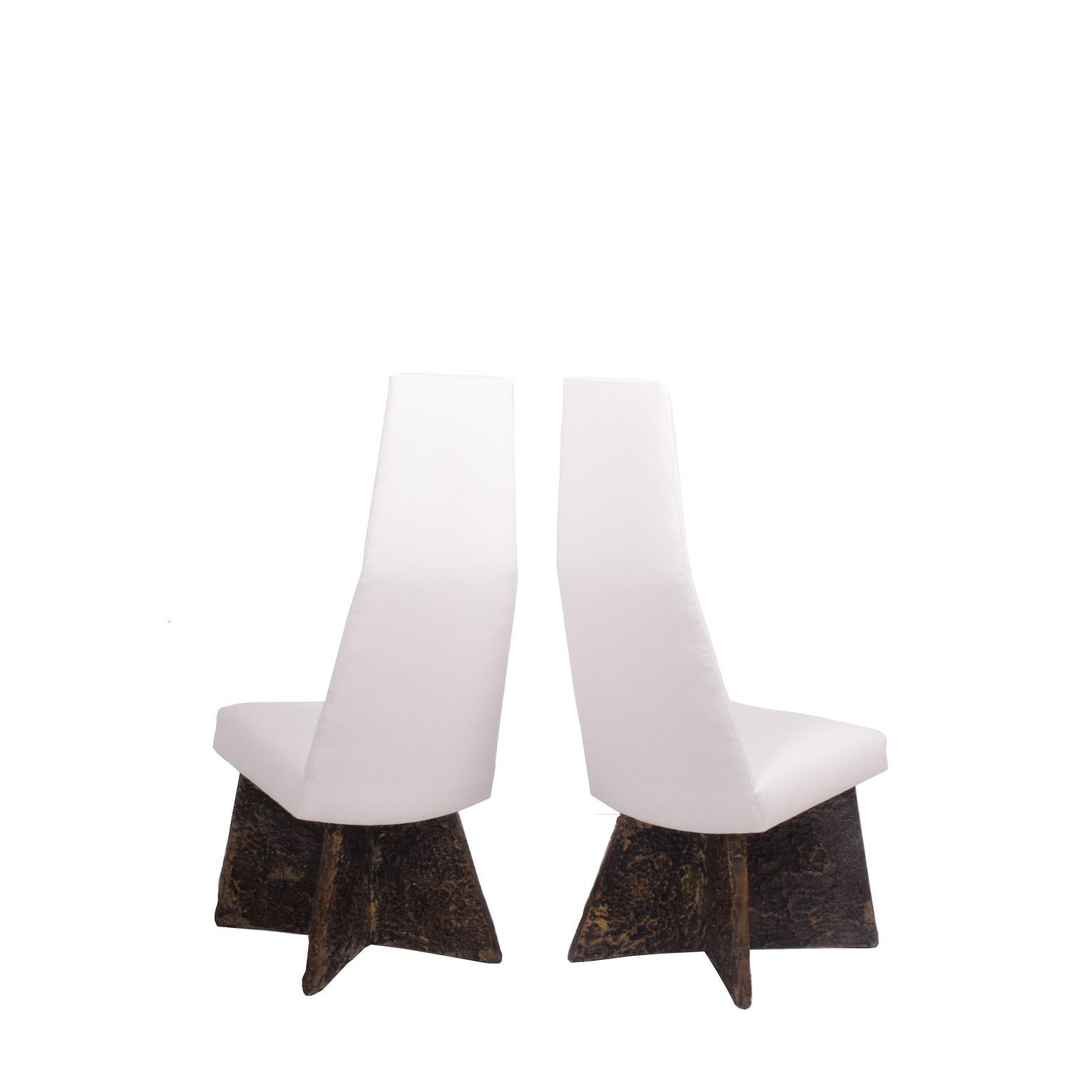 American Pair of Dining Chairs by Adrian Pearsall