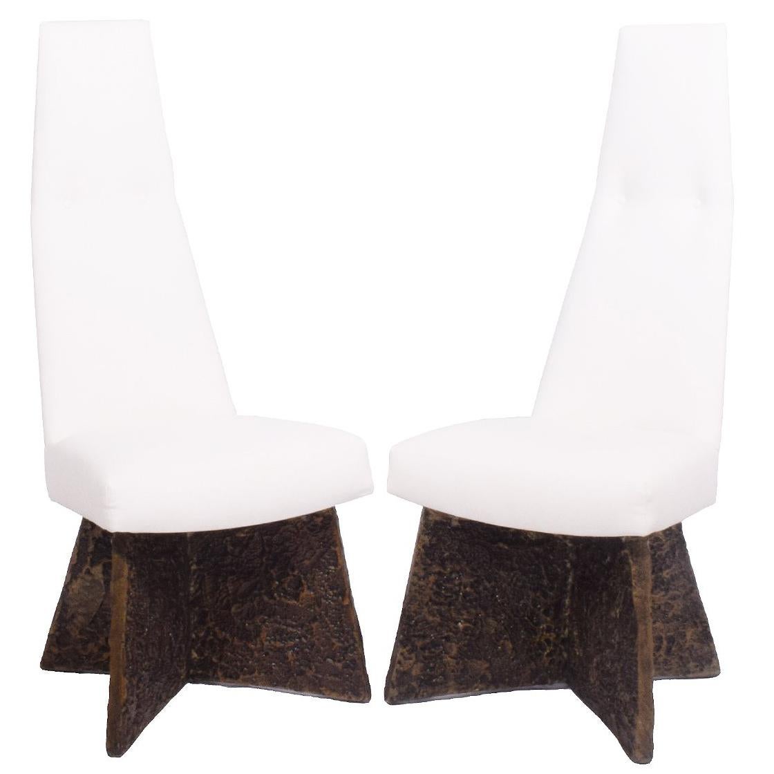 Pair of Dining Chairs by Adrian Pearsall
