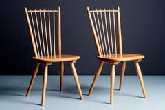 Paar Esszimmerstühle von Albert Haberer für Hermann Fleiner, Deutschland, 1950er Jahre