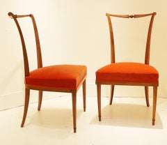 Pair of Dining Chairs by Andre Arbus, France