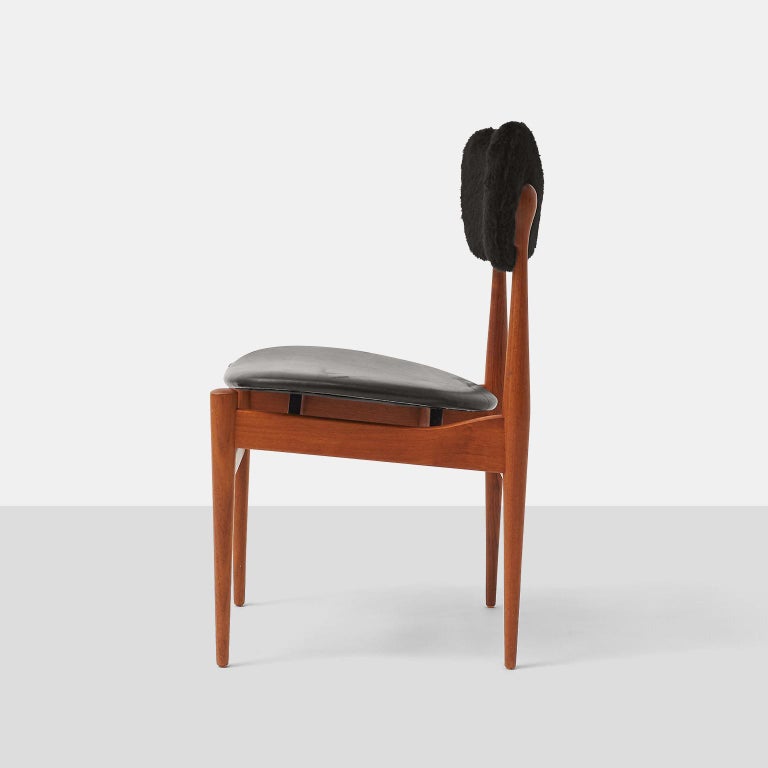 Mid-20th Century Pair of Dining Chairs by Inge & Luciano Rubino For Sale