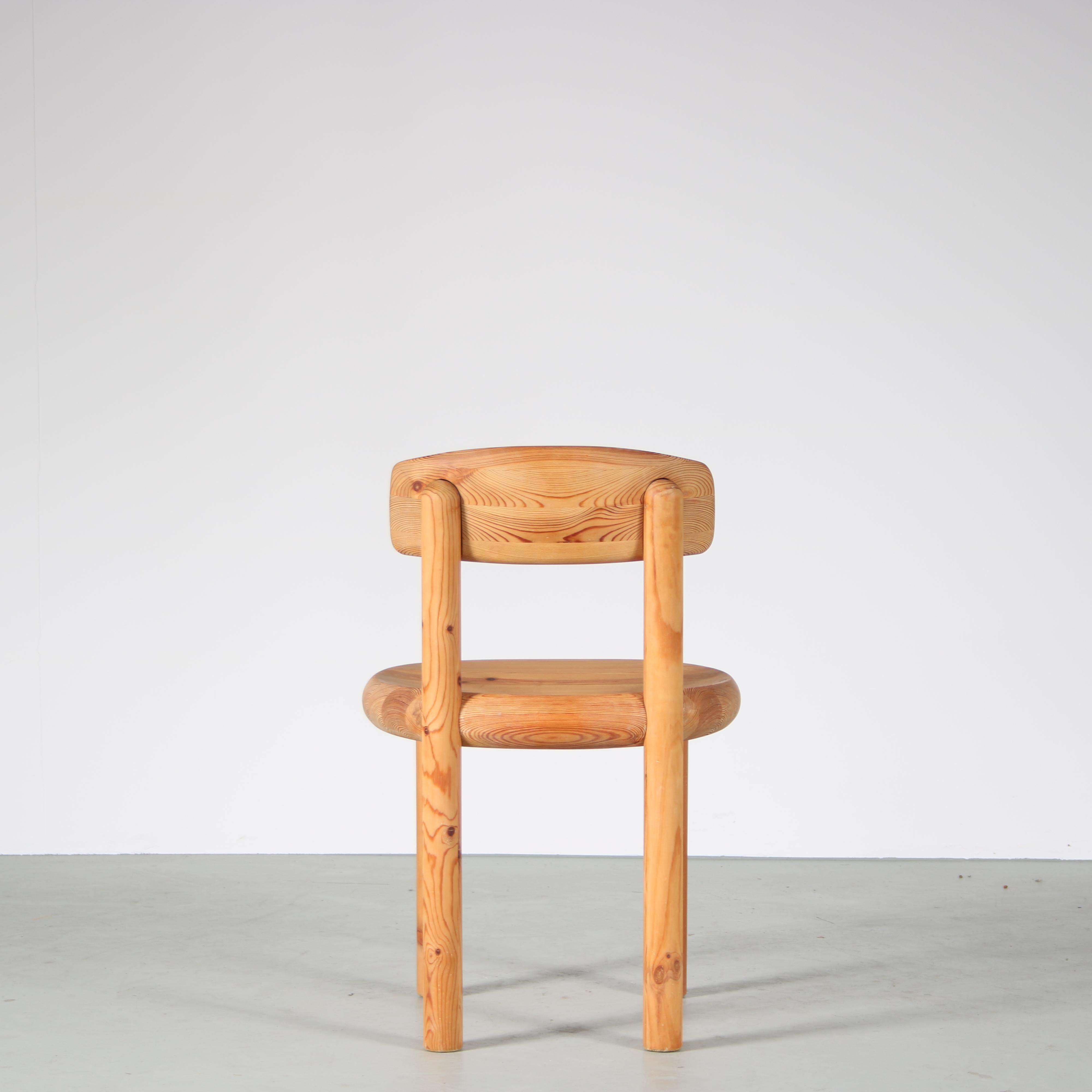 Pair of Dining Chairs by Rainer Daumiller for Hirtshals Sawmill, Denmark, 1960 5