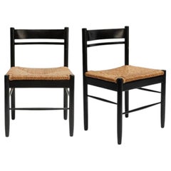 Pair of Dining Chairs by Vico Magistretti