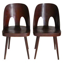 Pair of Dining Chairs Designed by Oswald Haerdtl, 1955