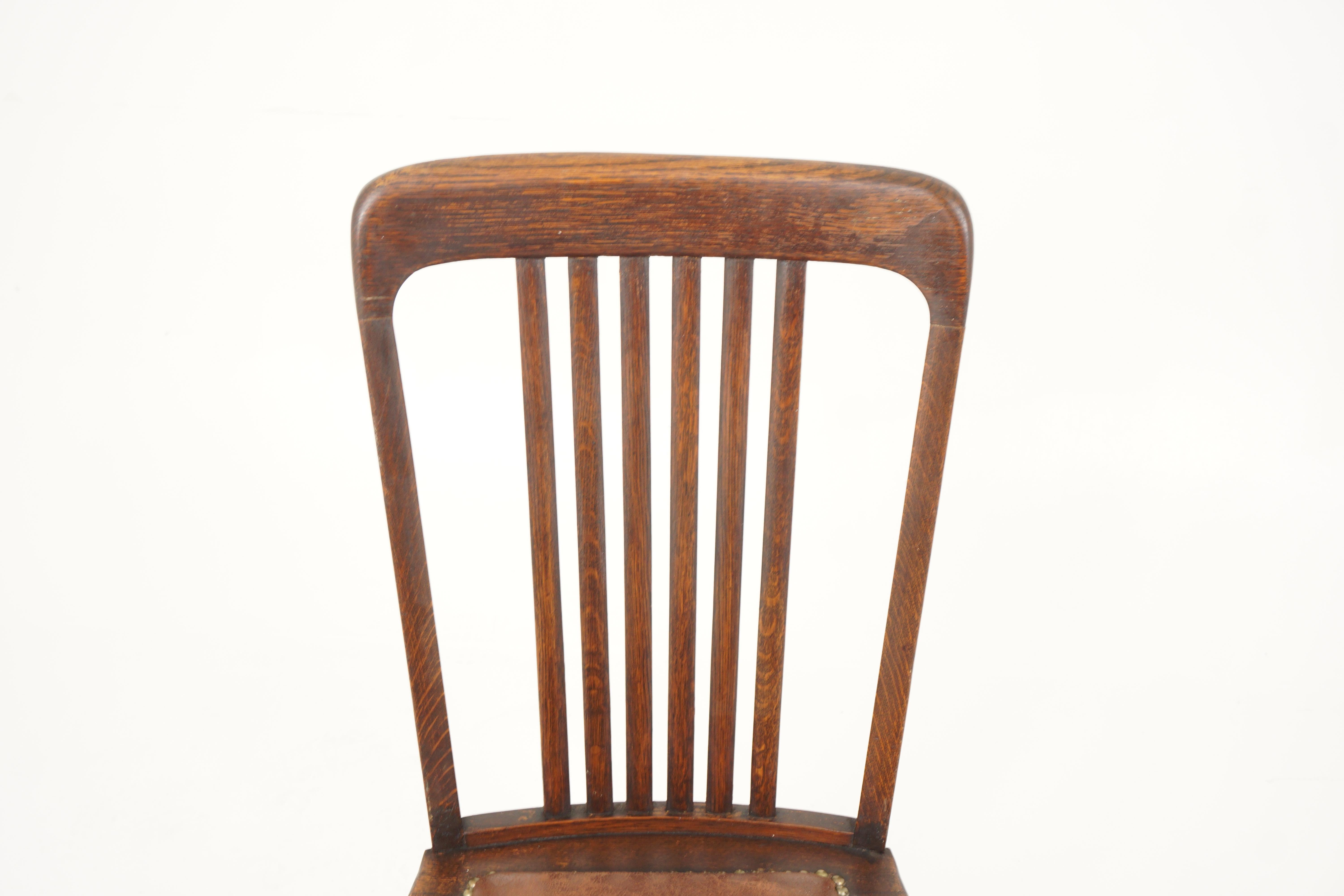 tiger oak chair