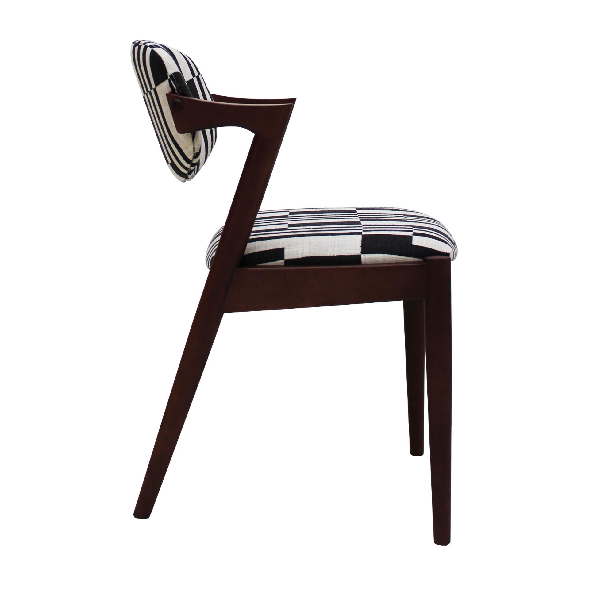Européen Paire de chaises de salle à manger dans le style de Kai Kristiansen en vente