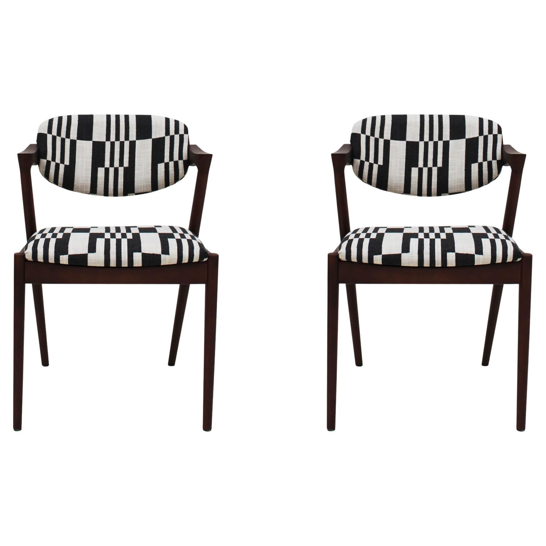 Pair Of Dining Room Chairs In Style Of Kai Kristiansen