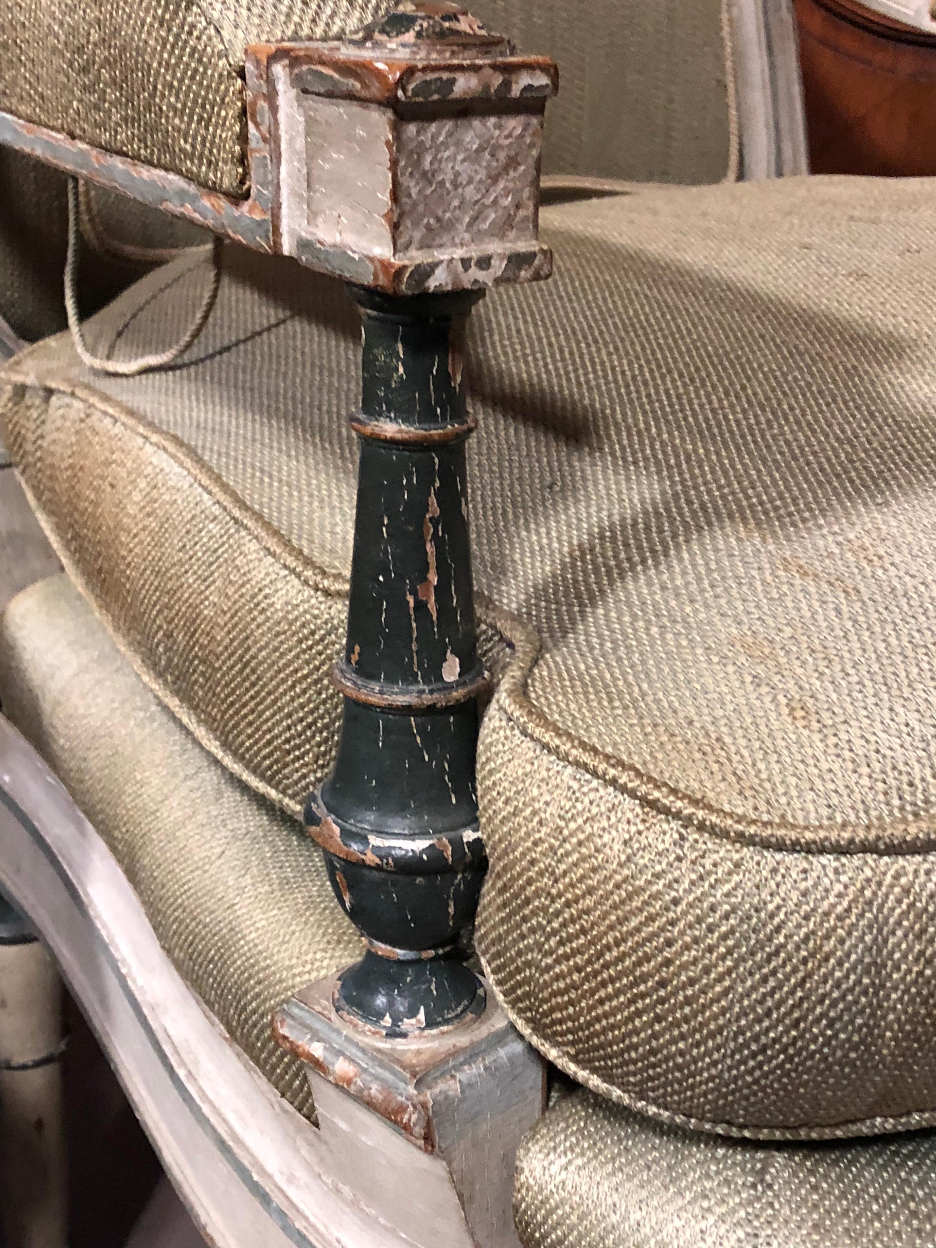 Paire de fauteuils de style Directoire signés Georges Jacob, vers 1790 4