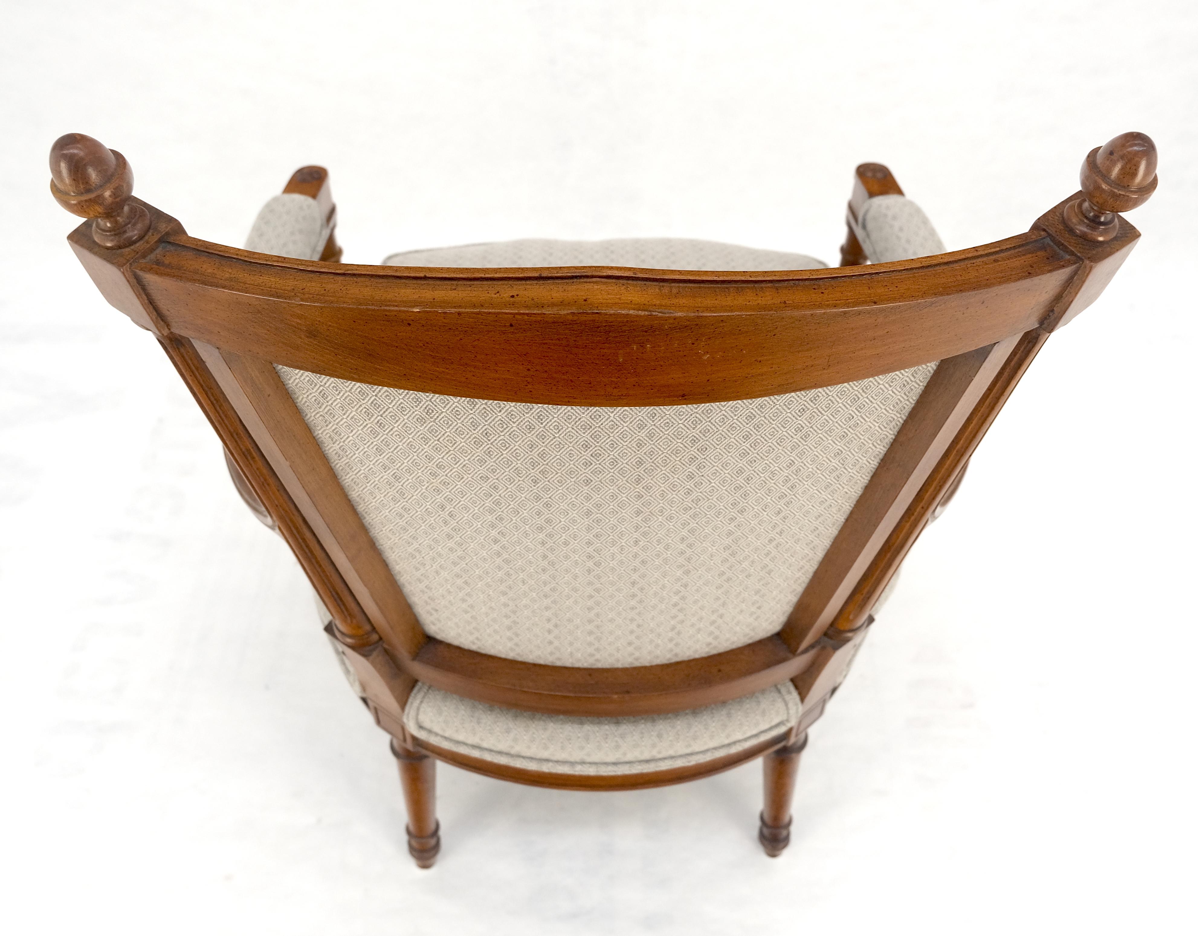 Paire de chaises longues à accoudoirs en cerisier massif, style Directoire, avec épis de faîtage MINT ! en vente 7