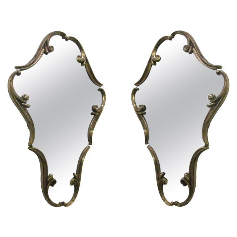 Pair of Directoire Style French Mirrors For Sale
