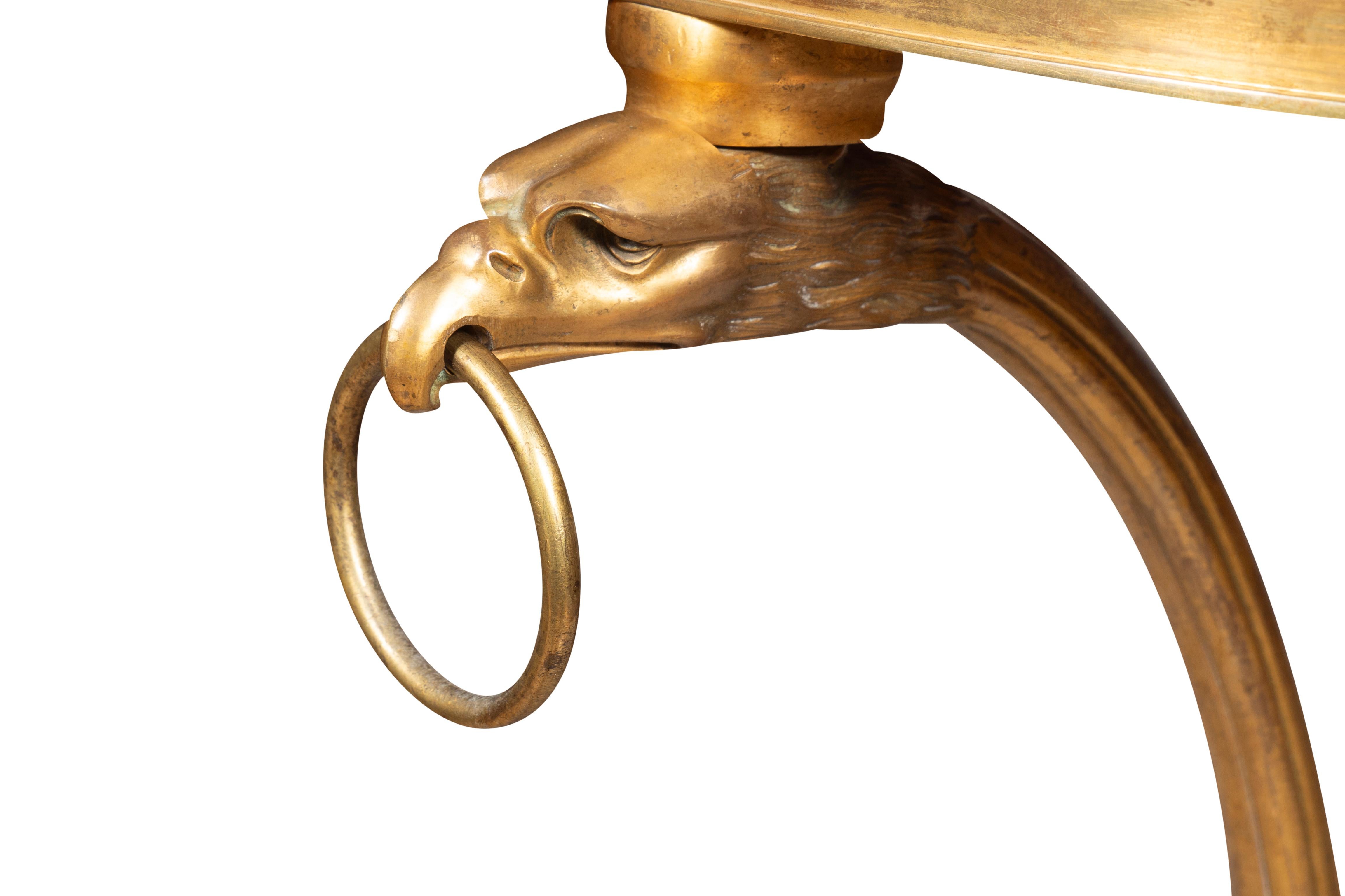 Paire de Gueridon en bronze doré de style Directoire en vente 12