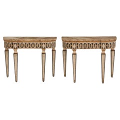 Pair of Directoire Style Side Tables 