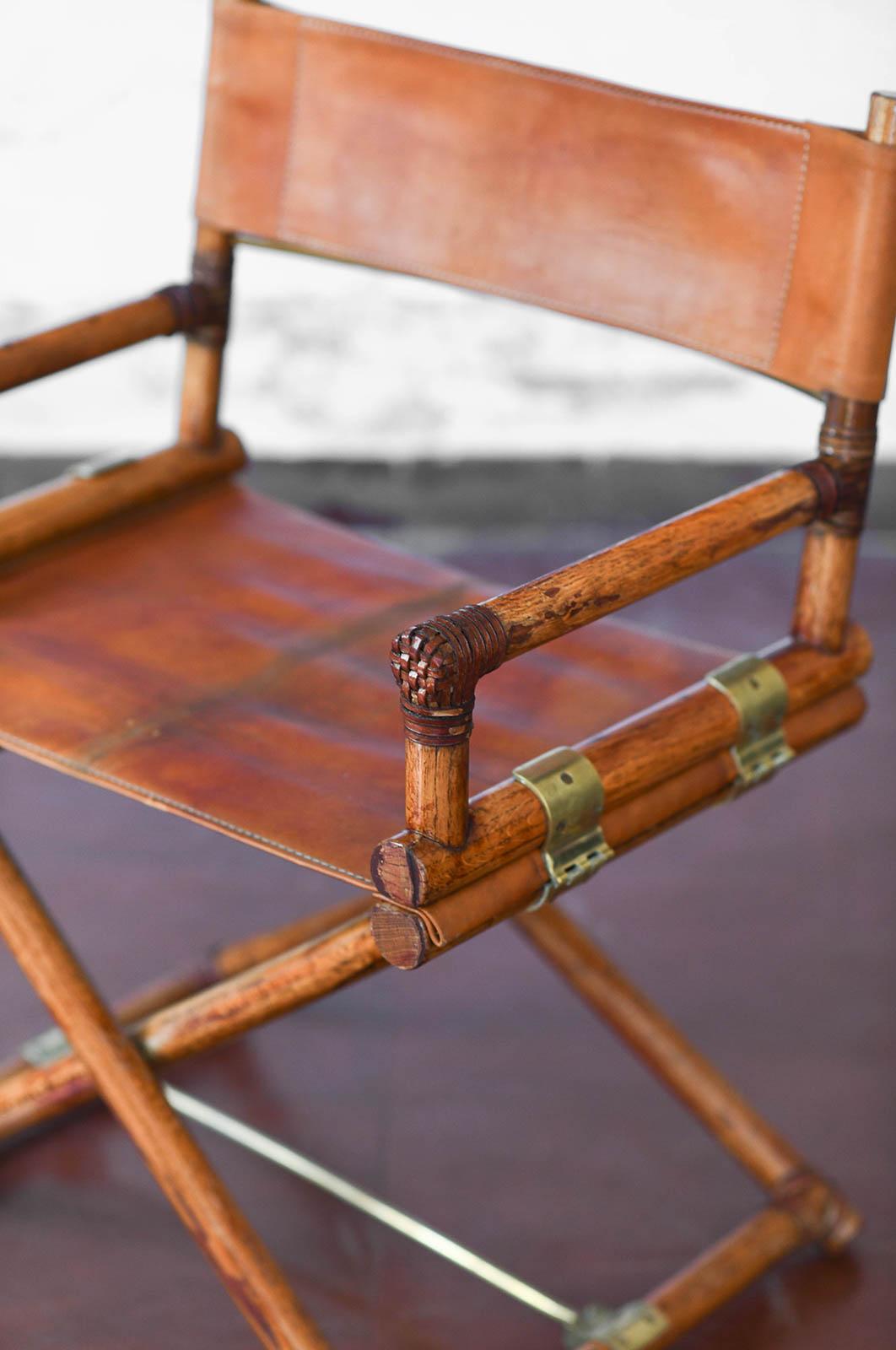 Late 20th Century Pair Of Director’s Chairs By Elinor And John Mc Guire For Lyda Levi
