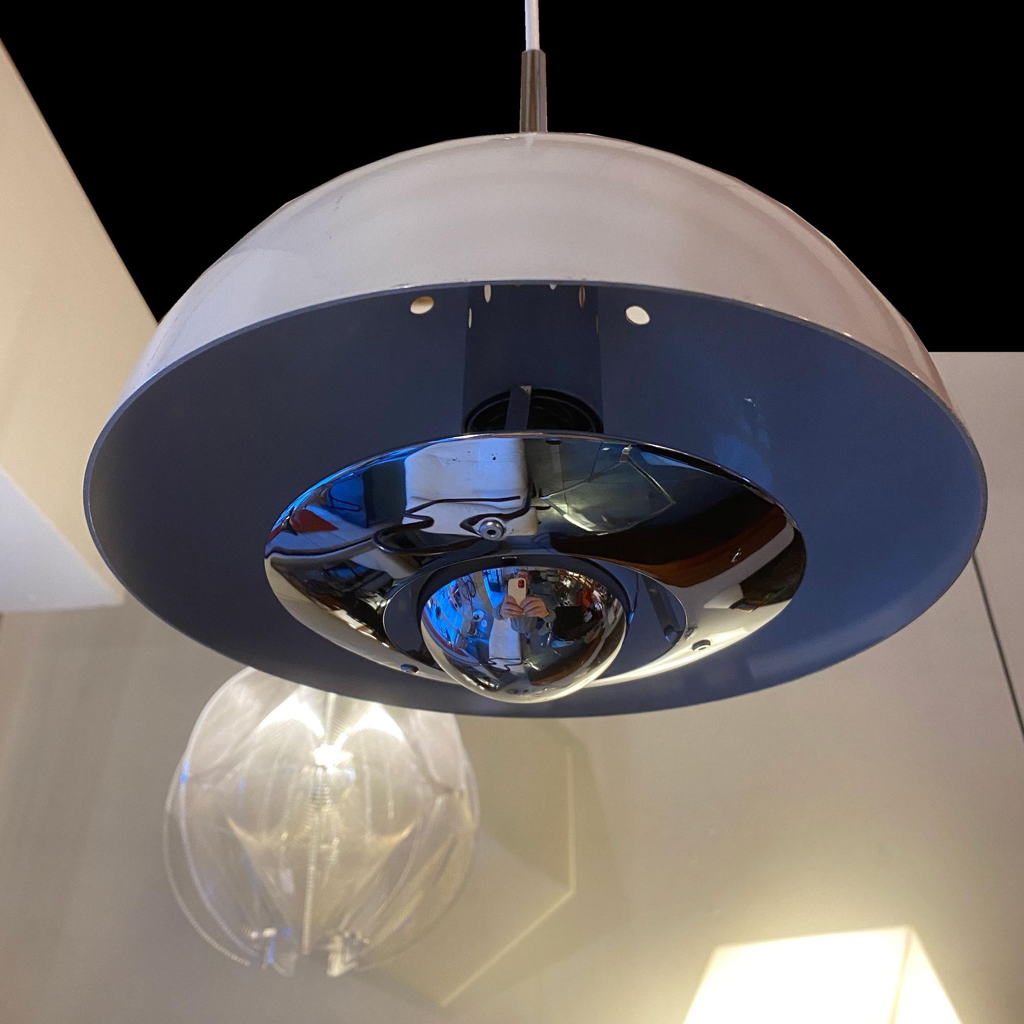 Pair of Disderot chrome ceiling lights In Excellent Condition For Sale In Grenoble, FR
