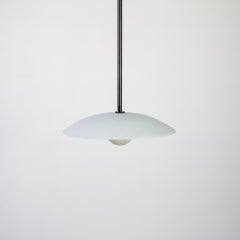 Lot de deux suspensions « Dish », RESEARCH Lighting, globe en verre de 3 pouces, fabrication sur commande