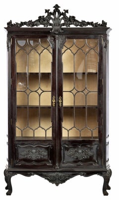 PAIR OF DISPLAY CABINETS Portuguese, early 20th century