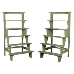 Pair of Display Shelves / Garden Planters