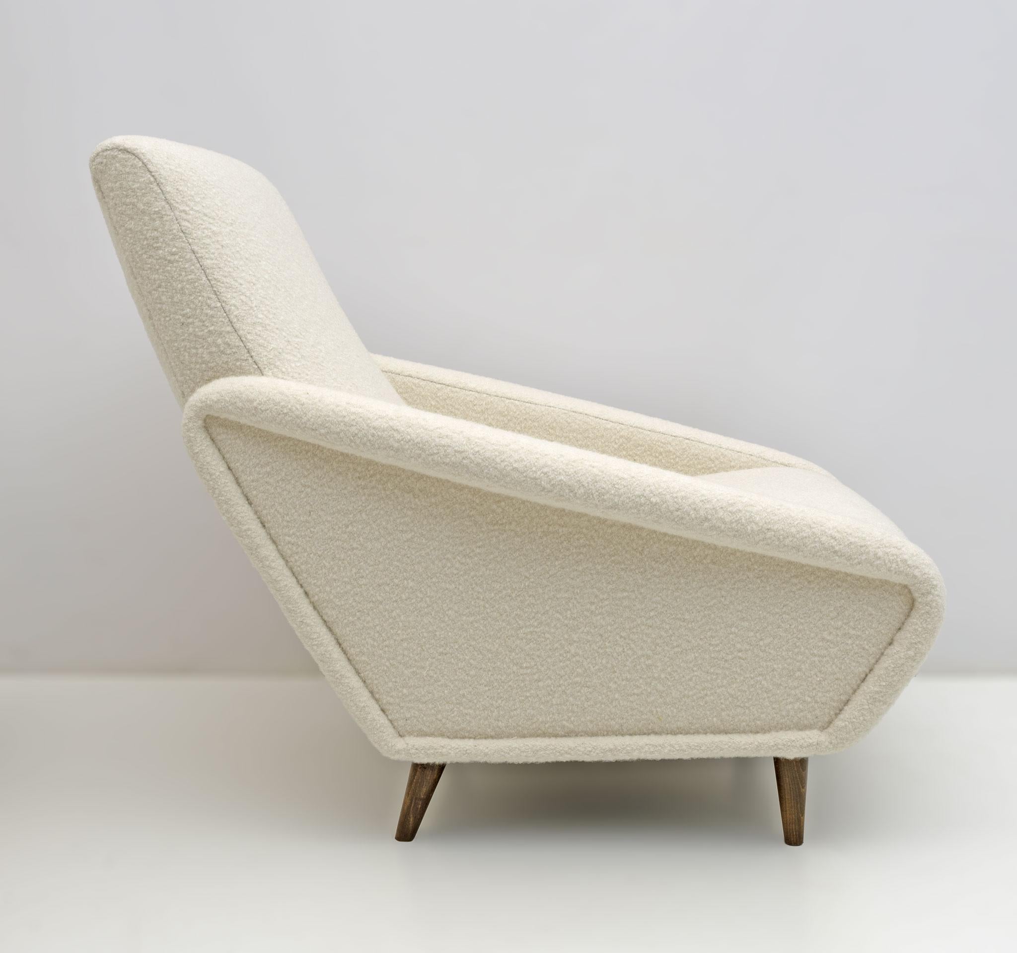 Pair of Mid-Century Modern Italian Armchairs Distex 807 by Gio Ponti 2