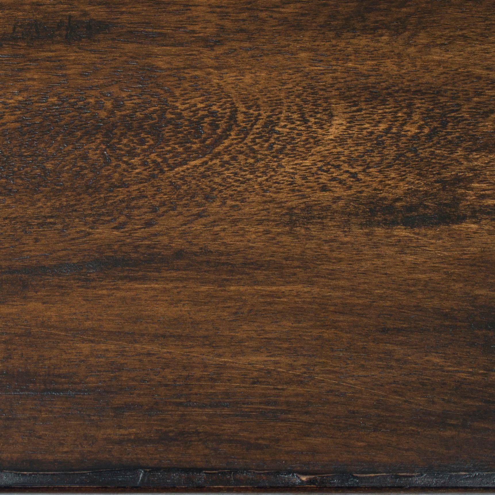 Jacobean Pair of Distressed Dark Wood Large Nightstands Bedside Chests For Sale