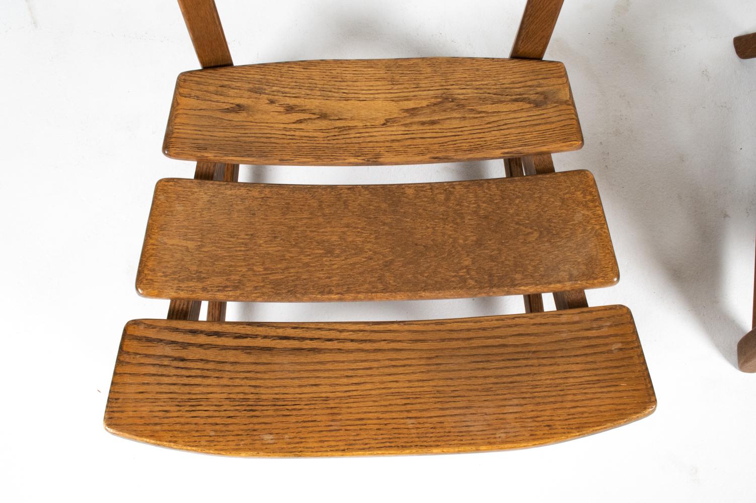 Paire de chaises d'appoint Dittmann & Co. pour AWA Holland en chêne en vente 4