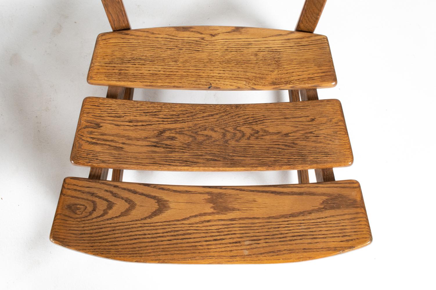 Pair of Dittmann & Co. for AWA Holland Oak Side Chairs For Sale 5