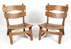 Pair of Dittmann & Co. for AWA Holland Oak Side Chairs