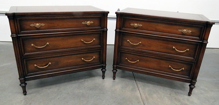 Pair of Dixon Powdermaker Directoire Style Commodes For Sale at 1stdibs