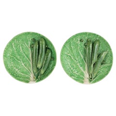 Pair of Dodie Thayer Pea Pod Plates