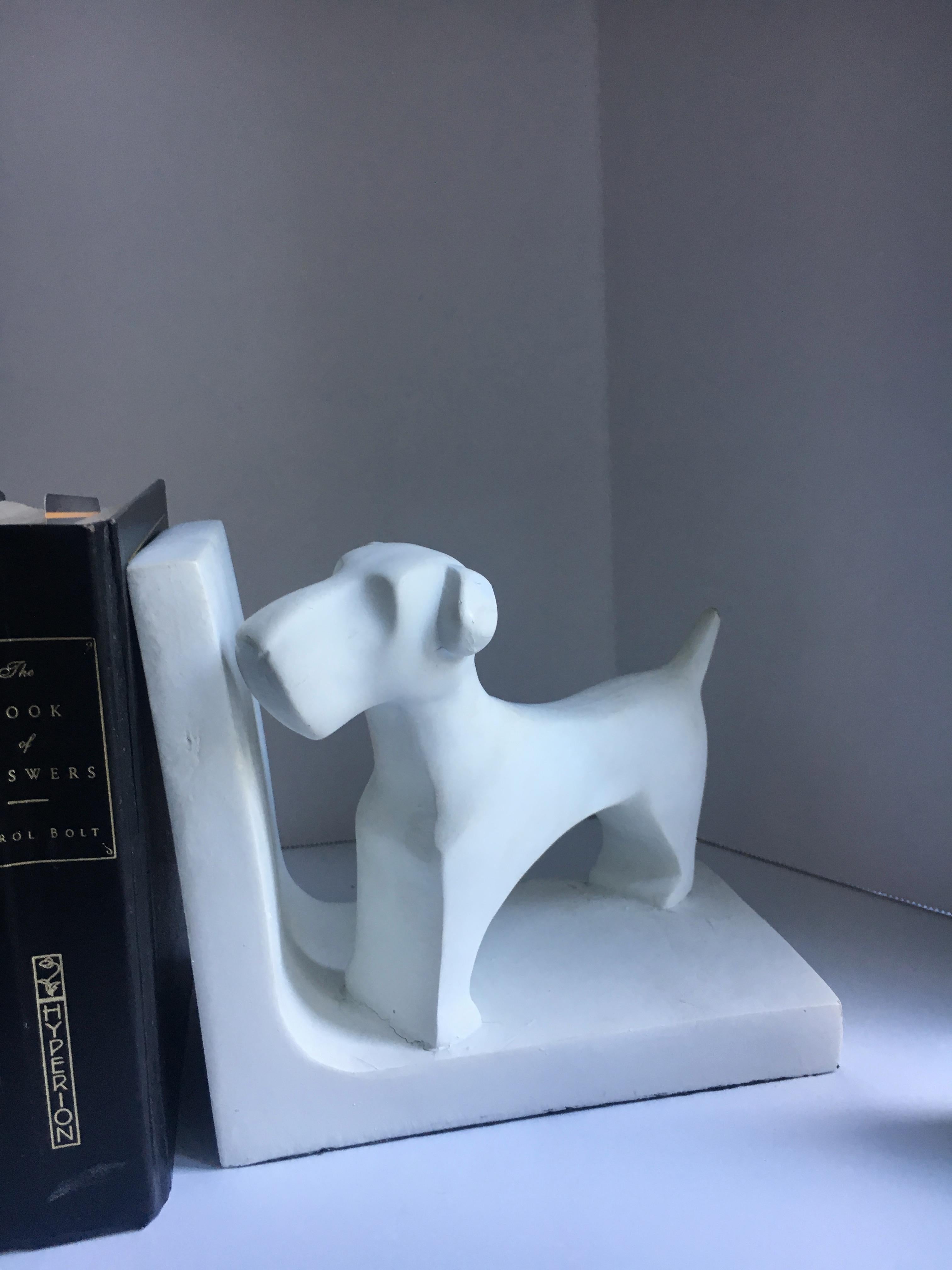 20th Century Pair of Dog Bookends