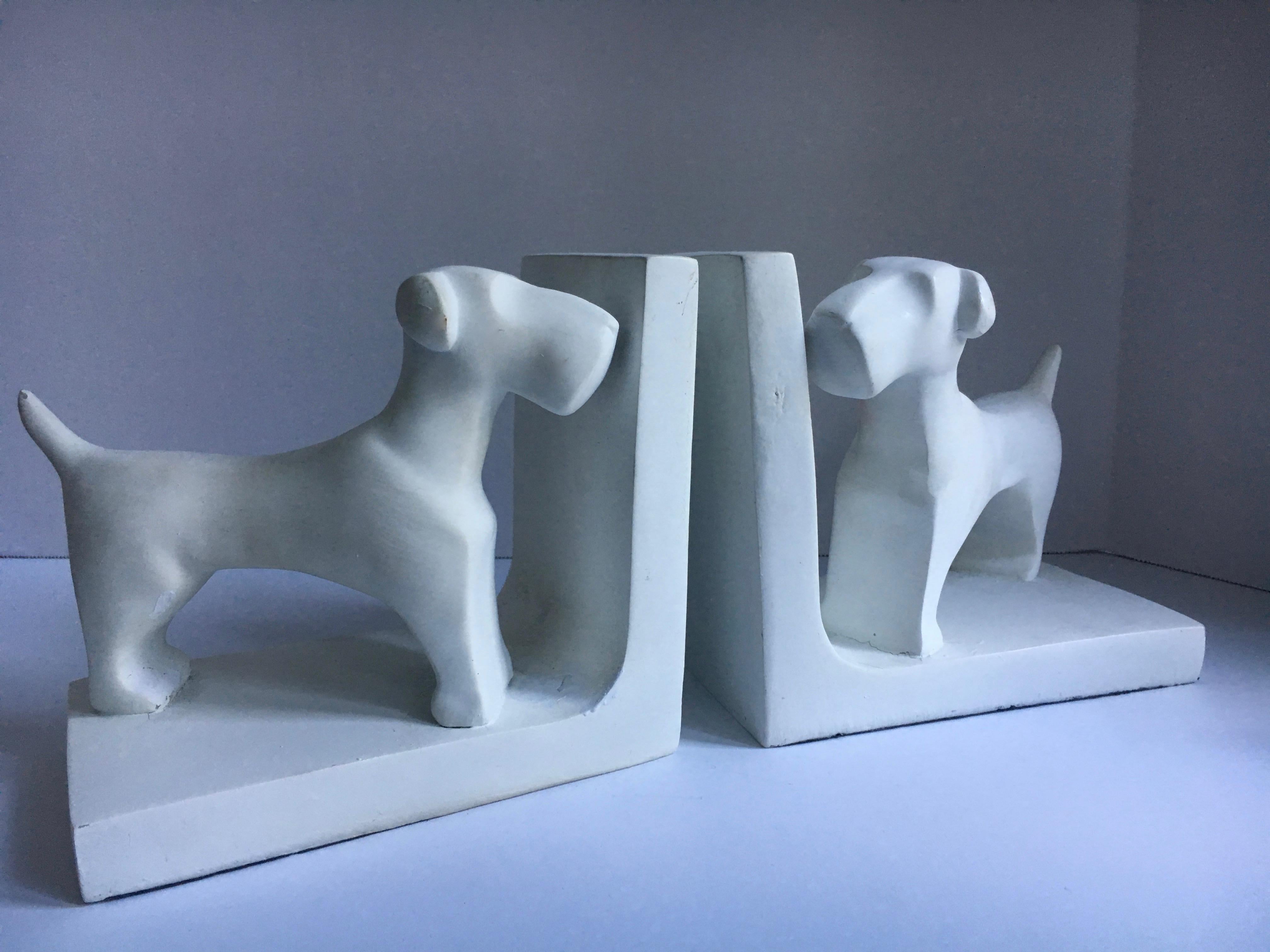 Pair of Dog Bookends 1