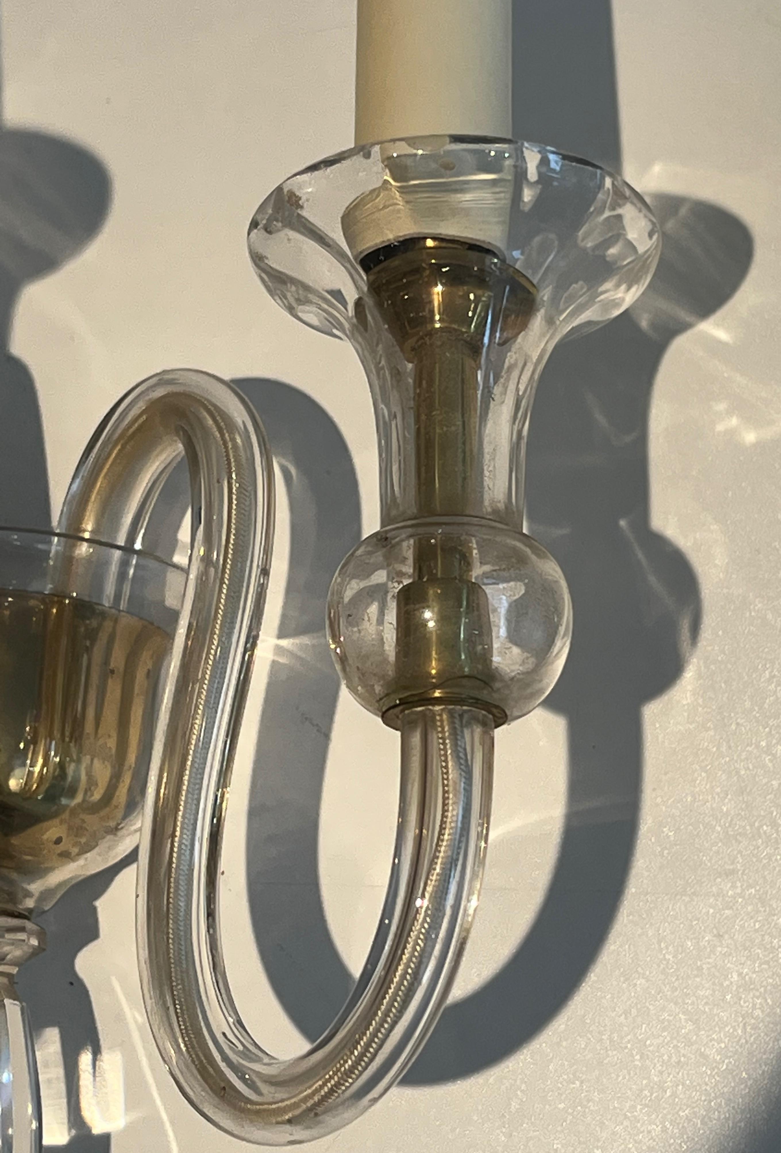 Pair of Dolphin Wall Sconces by Maison Jansen For Sale 4